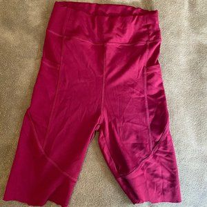 Maroon Spandex/Active Shorts Size M